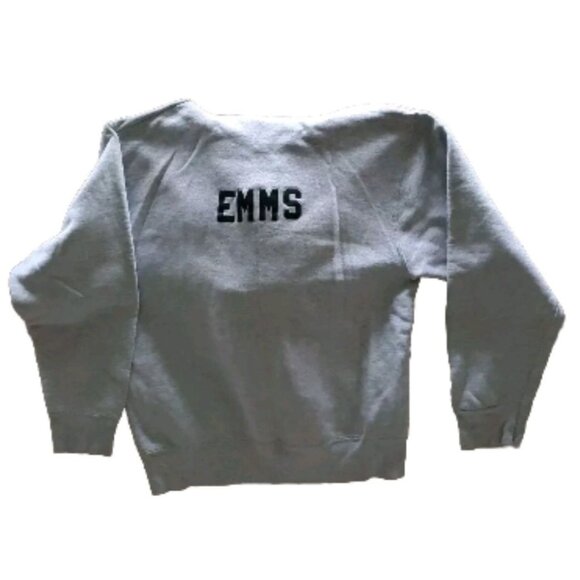 Whitehall Tennis Hoodie Grey Youth L Large Kangaroo Pockets Some Distress - Picture 5 of 11